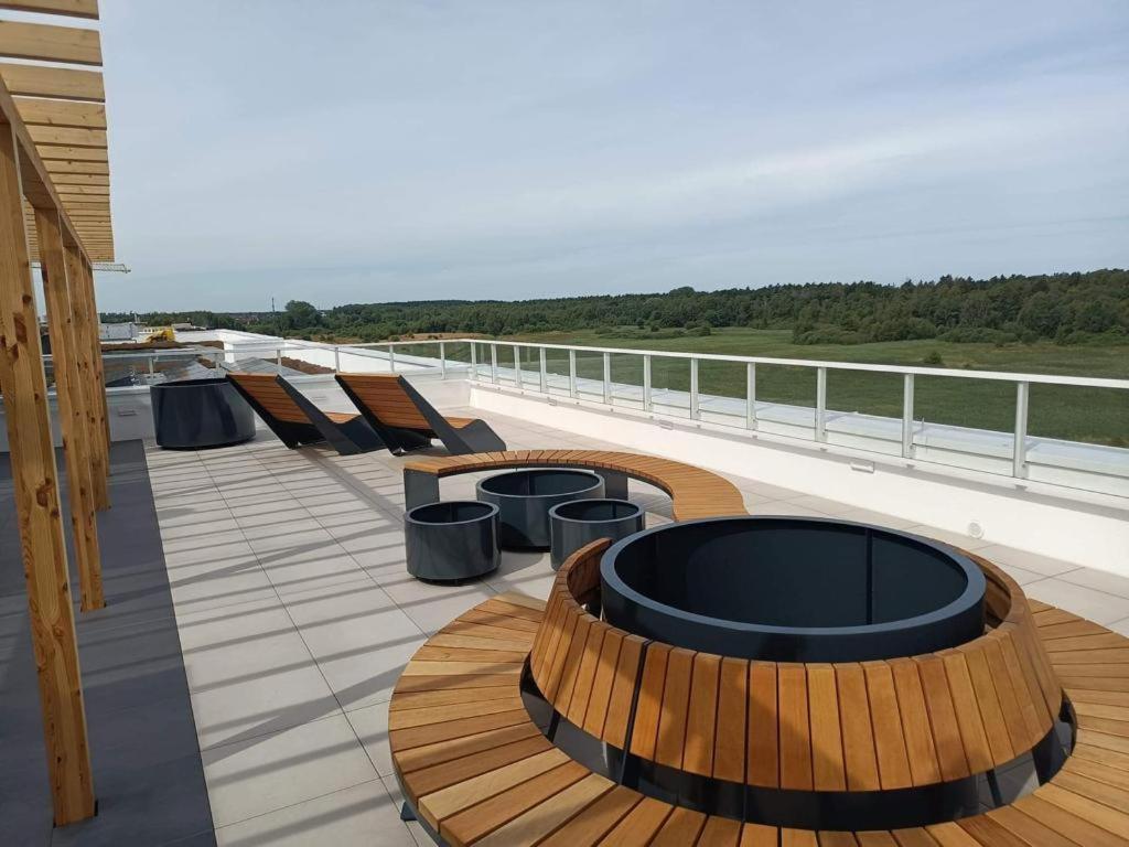 Kolobrzeg Apartamenty Polanki Aqua Z Bezplatnym Basenem, Bawialnia, Parkingiem I Fitness Exterior photo